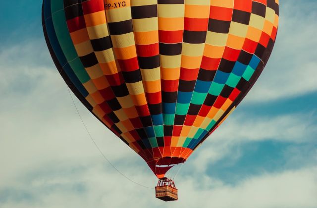 Ein Bild eines Heisluftbaloons