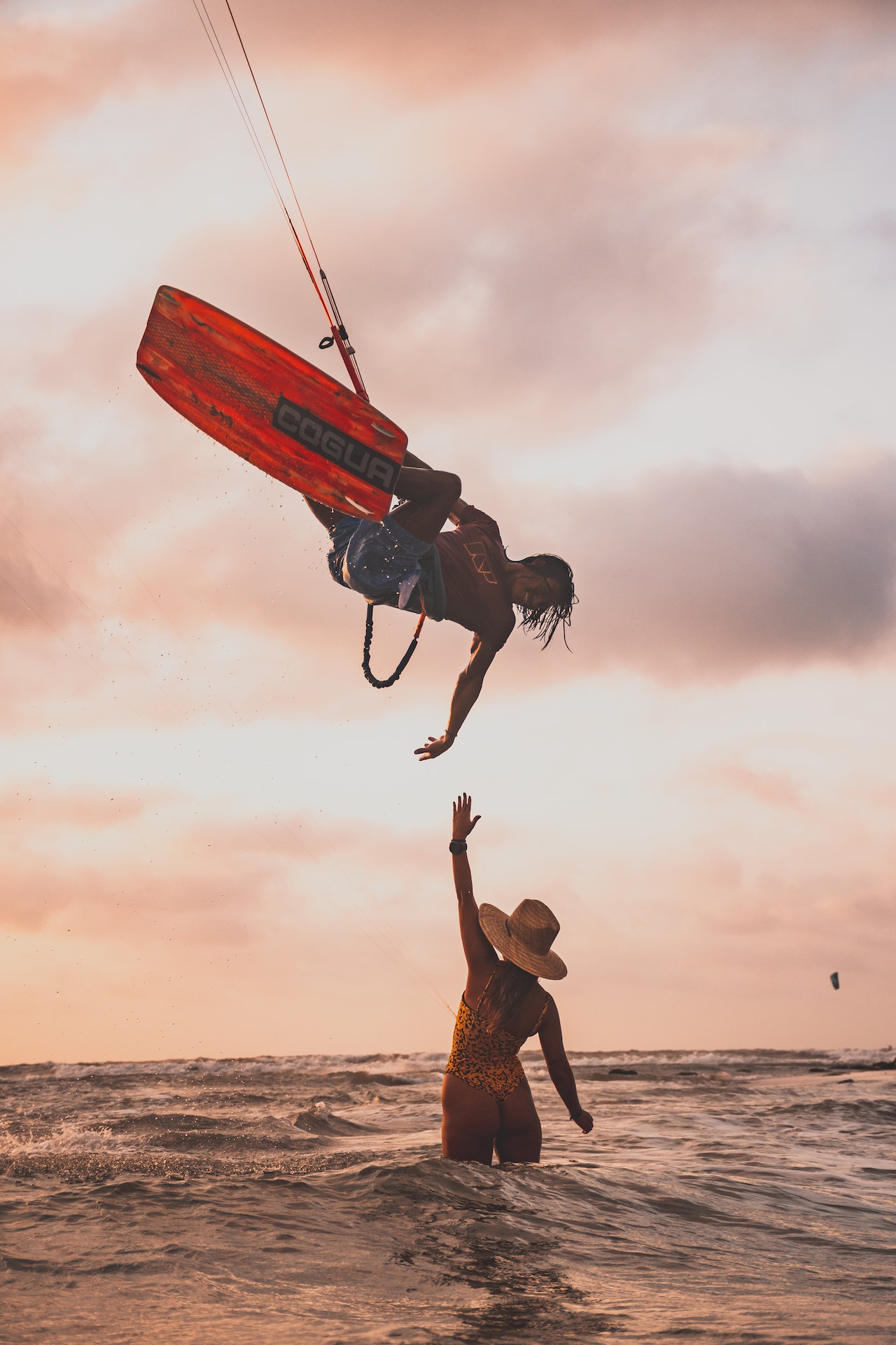 Ein Bild vom Kitesurfen